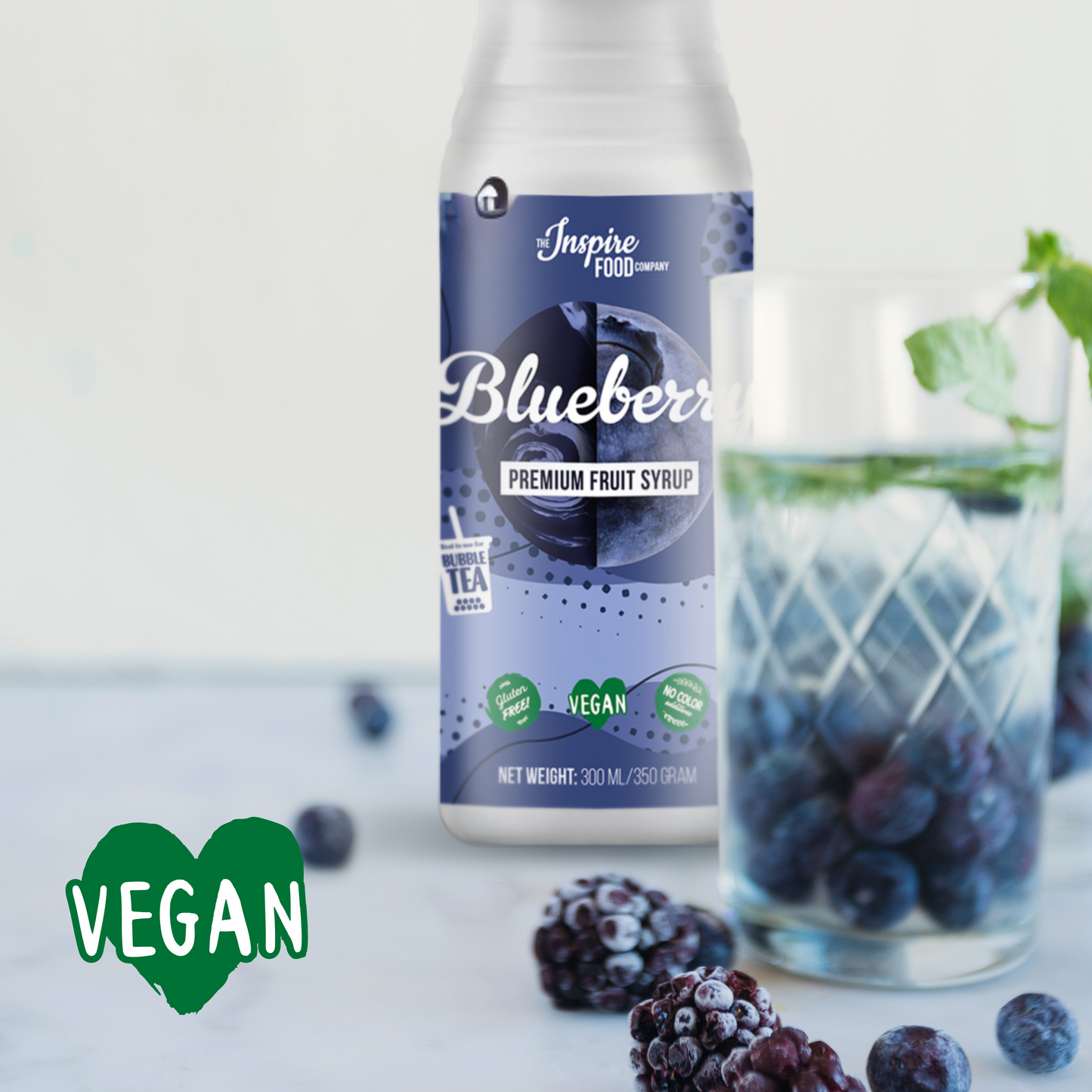 Blueberry Fruit Premium Syrup - No Colourants