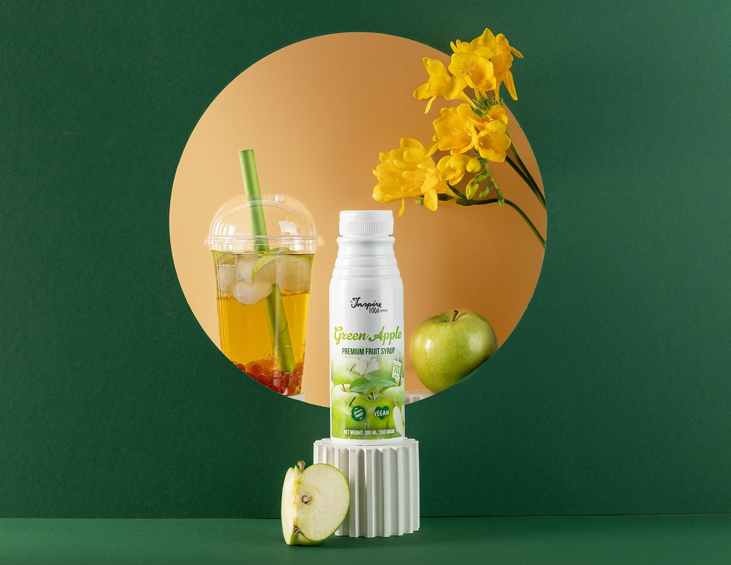 Groene Appel Fruit Siroop