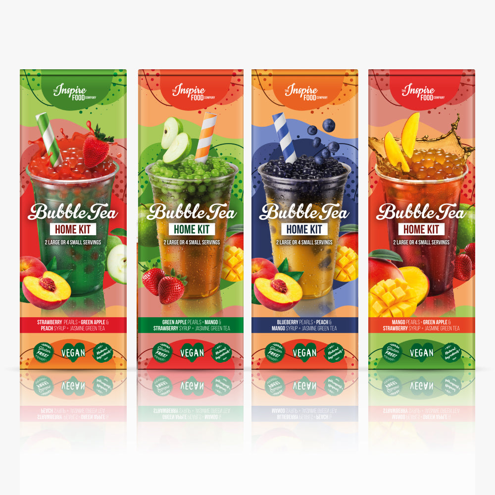 Inspire Set – Collection Exclusive de Bubble Tea avec 4 Saveurs