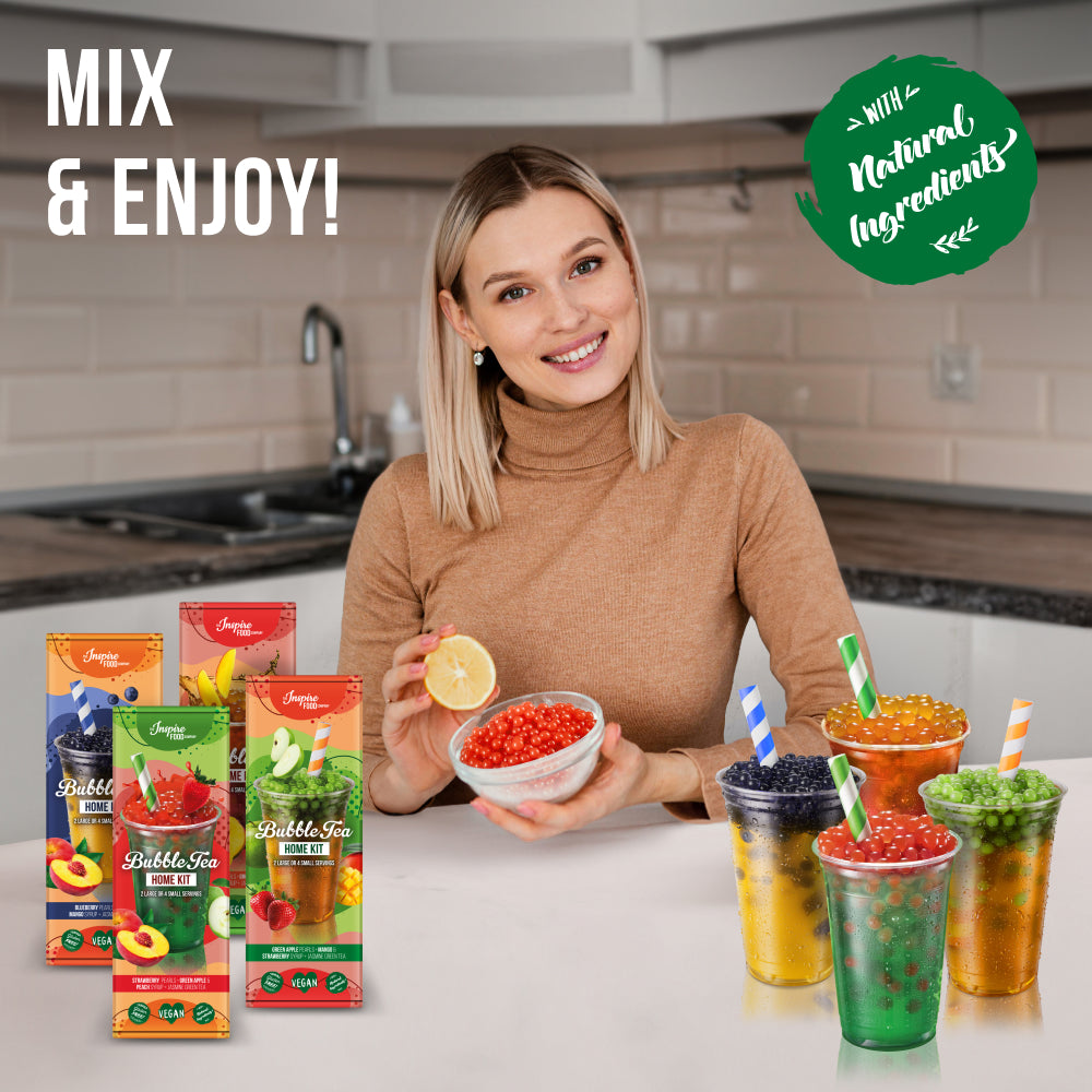 Inspire Set – Collection Exclusive de Bubble Tea avec 4 Saveurs