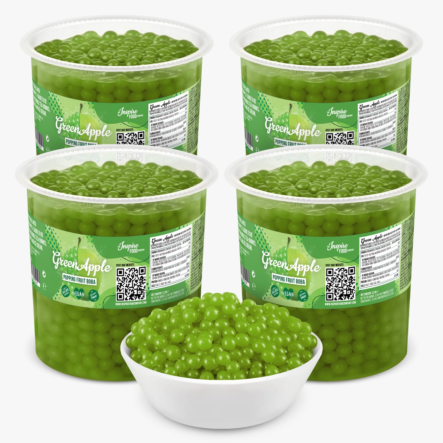 Popping Boba à la Pomme Verte - Perles de fruits