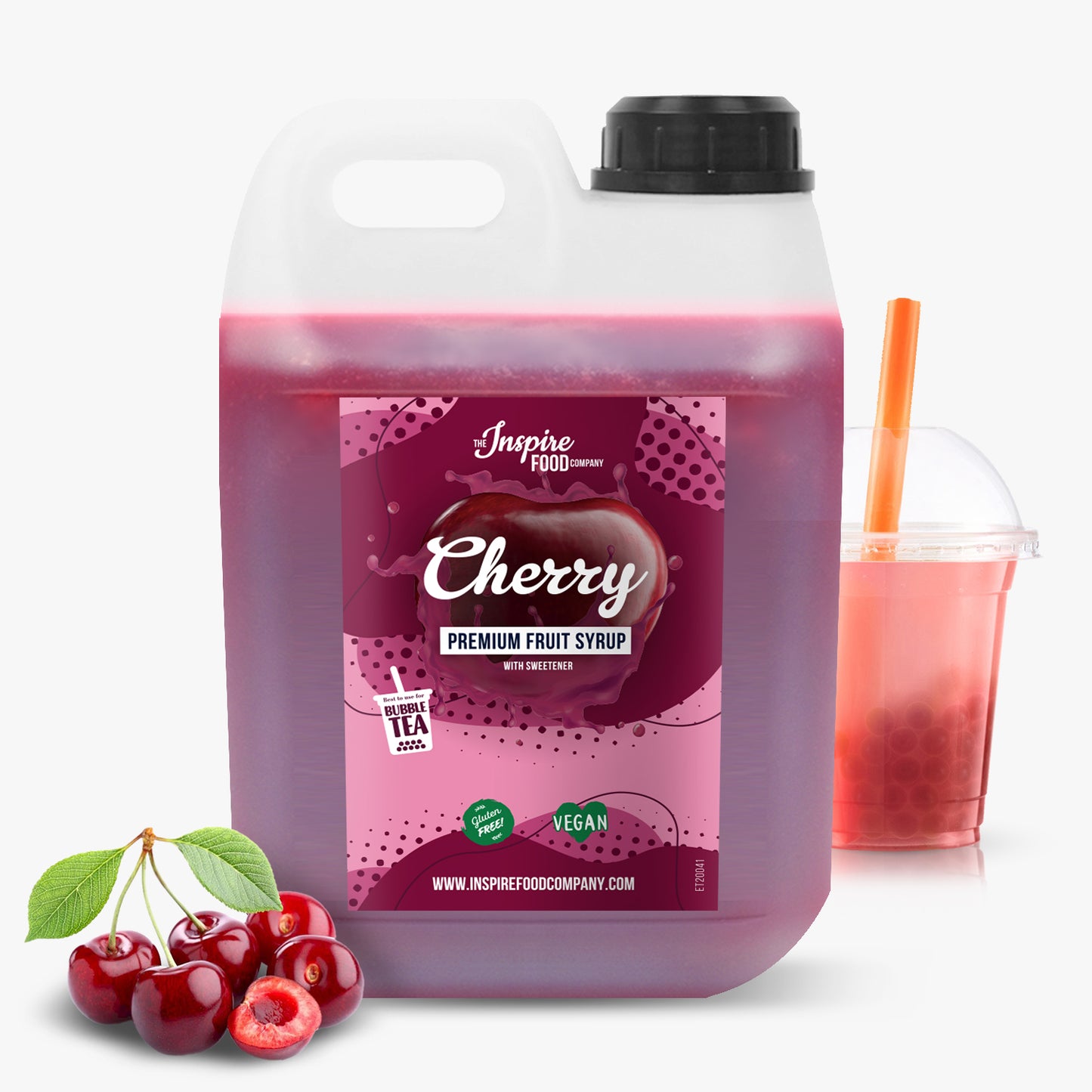 Cherry Fruit Syrup - Natural Colouring