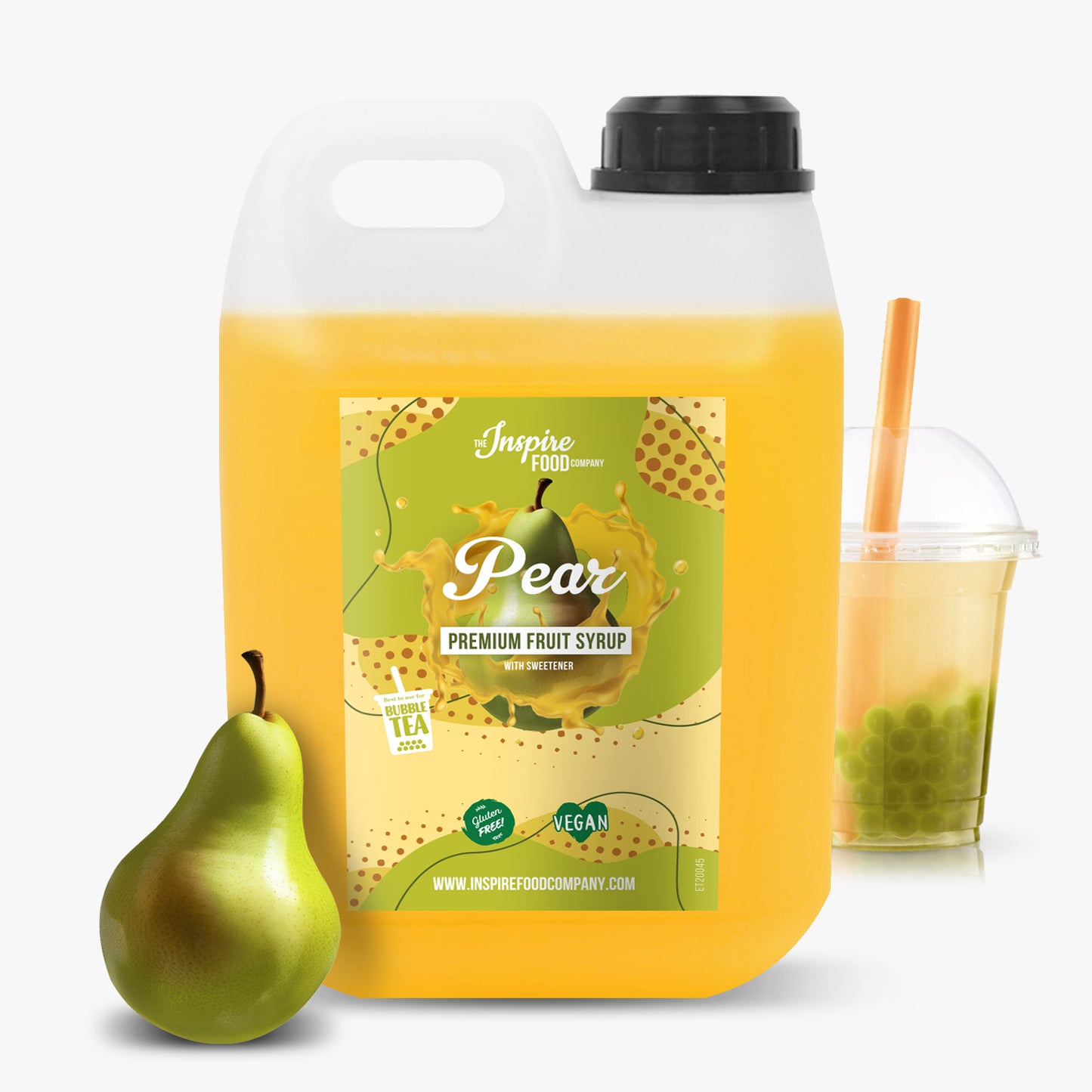 Sirop de Fruits Poire Premium (sans colorants)
