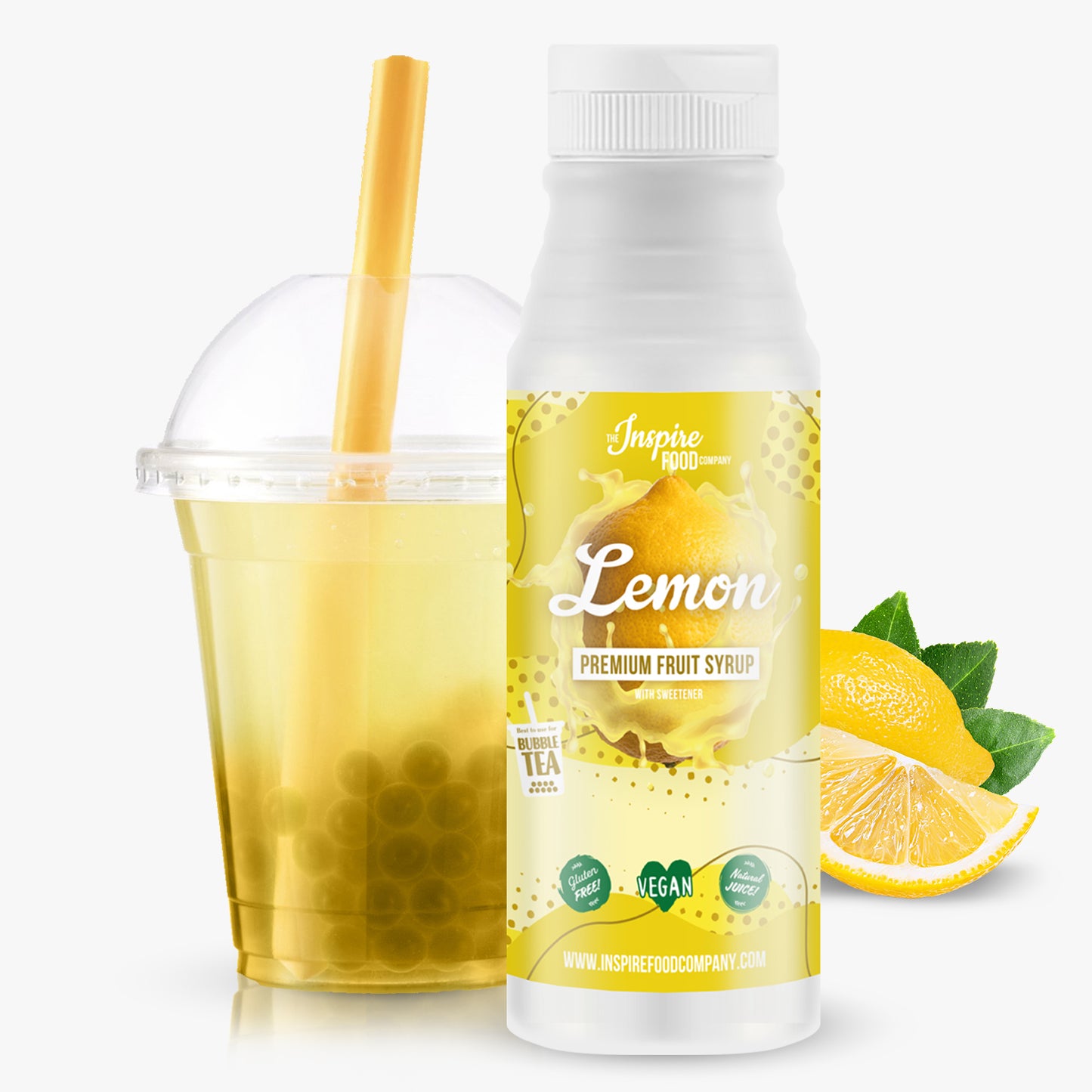 Sirope de Fruta de Limón - Sin Colorantes