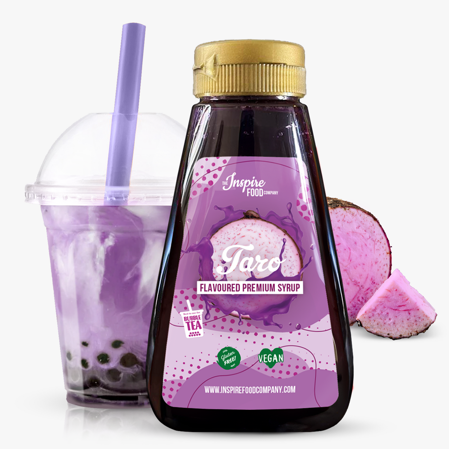Taro Flavored Premium Syrup