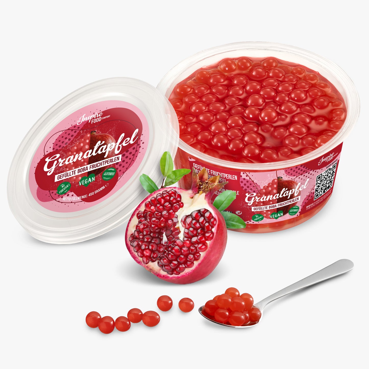 Pomegranate Popping Boba - Fruit Pearls