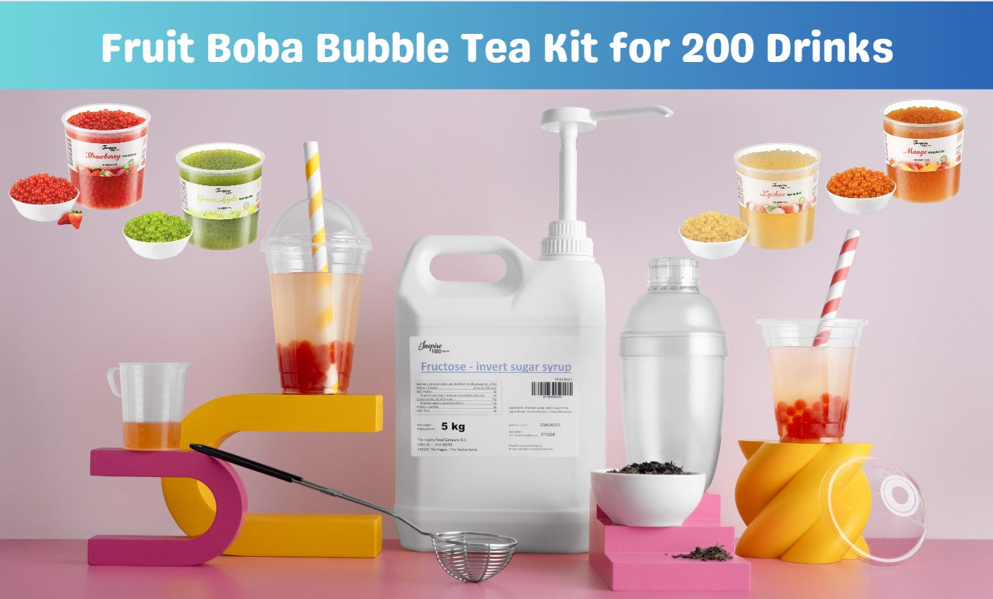 Inspire Set - All-in-One Bubble Früchtetee Kit