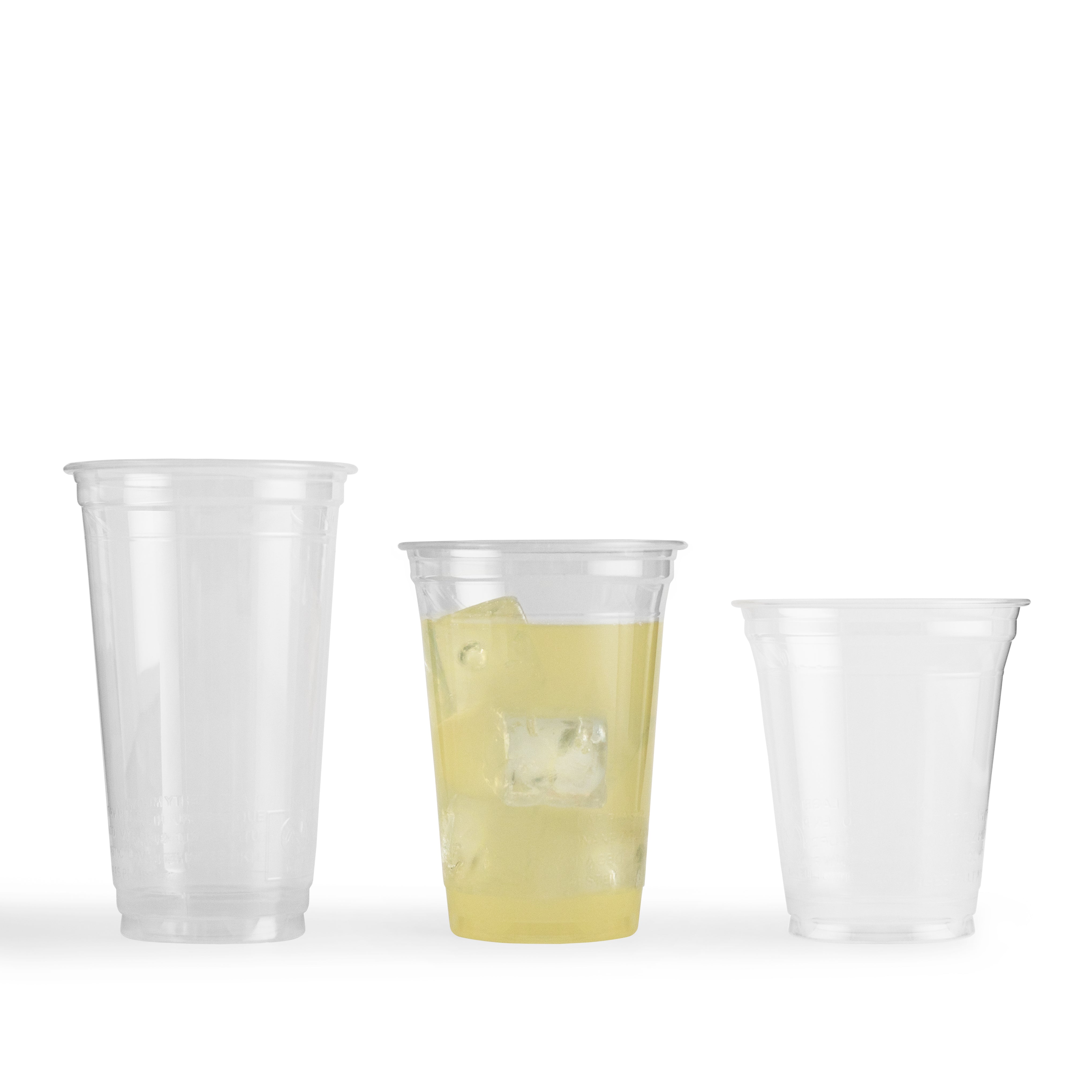 PLA - Biologisch abbaubare Becher 500ml transparent