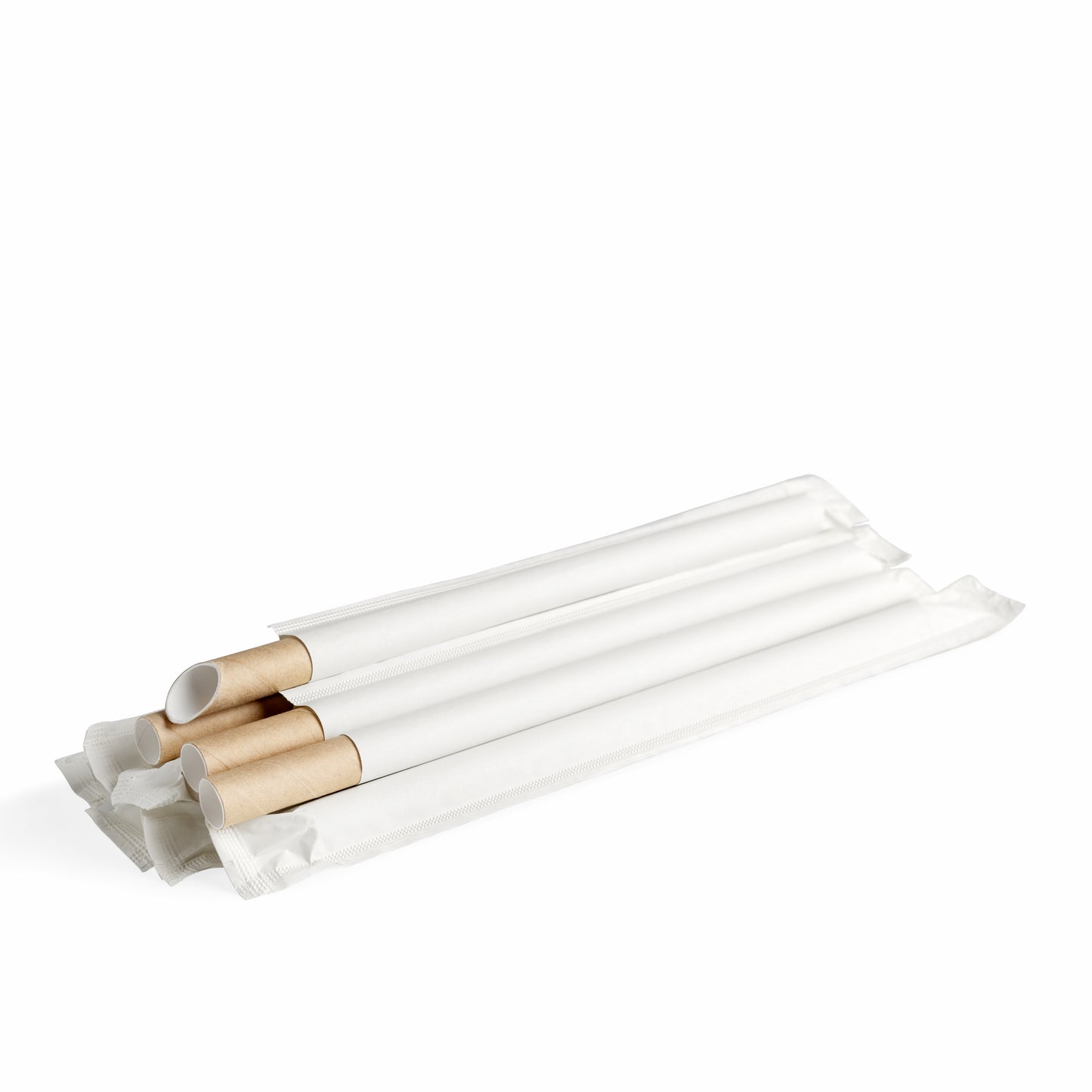 New Paper Straws for Bubble Tea - Individually Wrapped