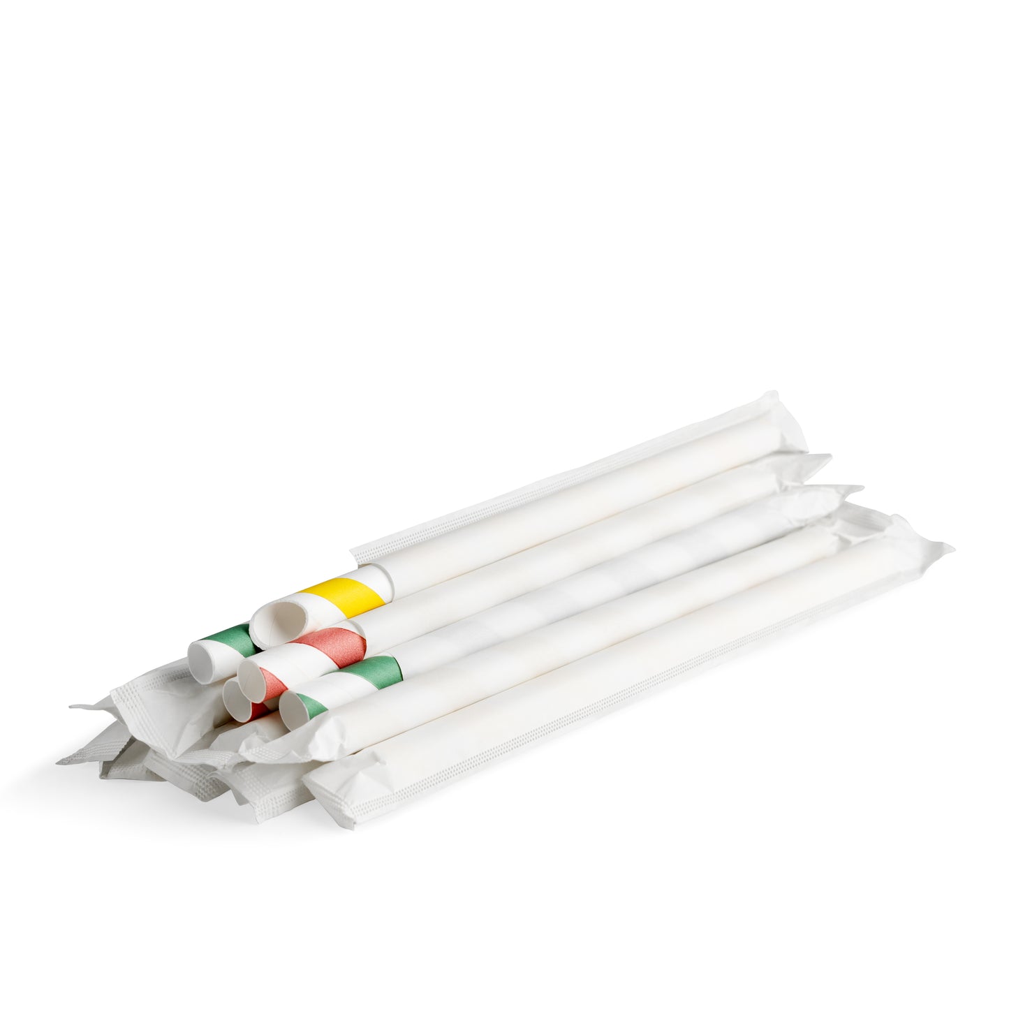 New Paper Straws for Bubble Tea - Individually Wrapped