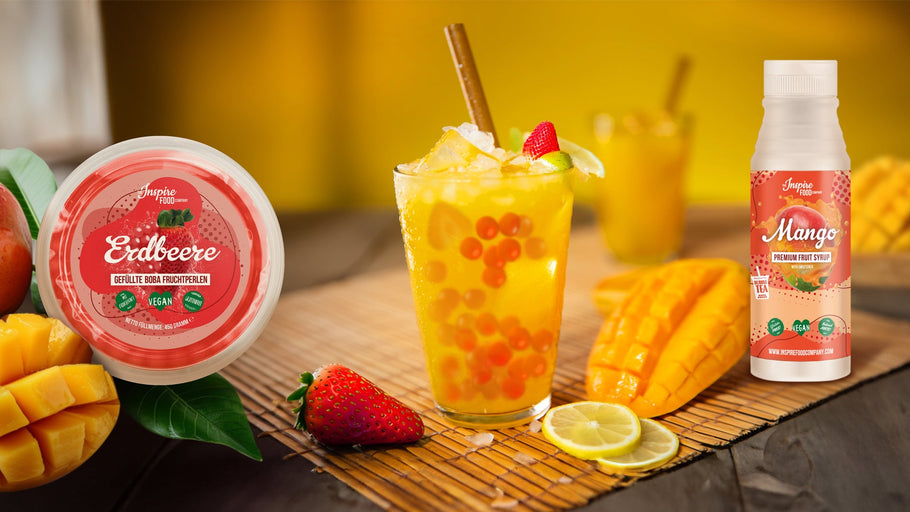 🍓 Basic Fruitige Bubble Tea – Tropisch, Zoet & Makkelijk Zelf Te Maken!