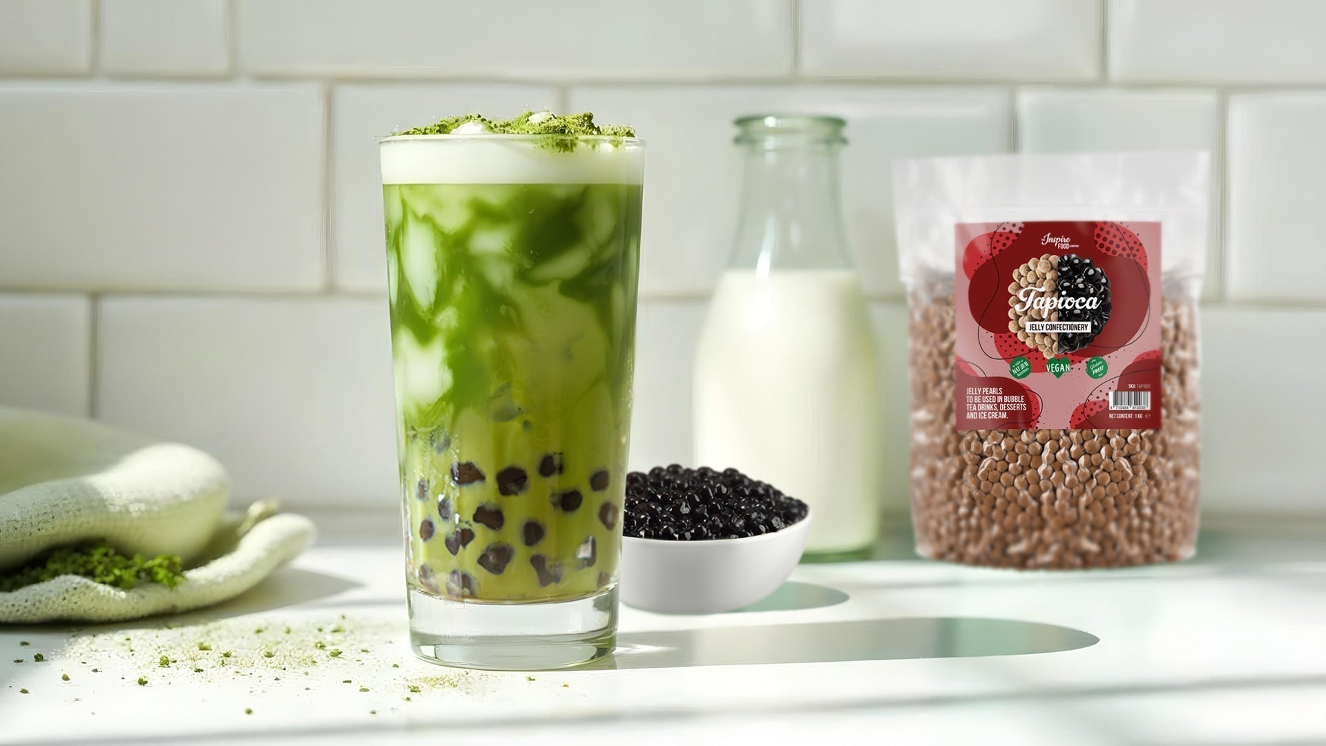 Matcha Bubble Tea Recipe – How to Make Matcha Boba at Home (with Video)