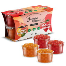 Load image into Gallery viewer, Fruit Pearls 4 Pack Mix - 100 g Cups
