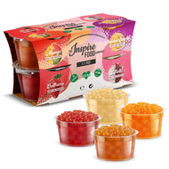 Perlas de Fruta 4 Pack Mix – Vasos de 100 g