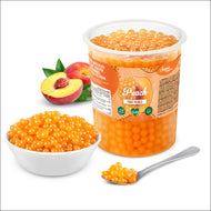 Peach Popping Boba - Fruit Pearls - SHORT EXPIRY