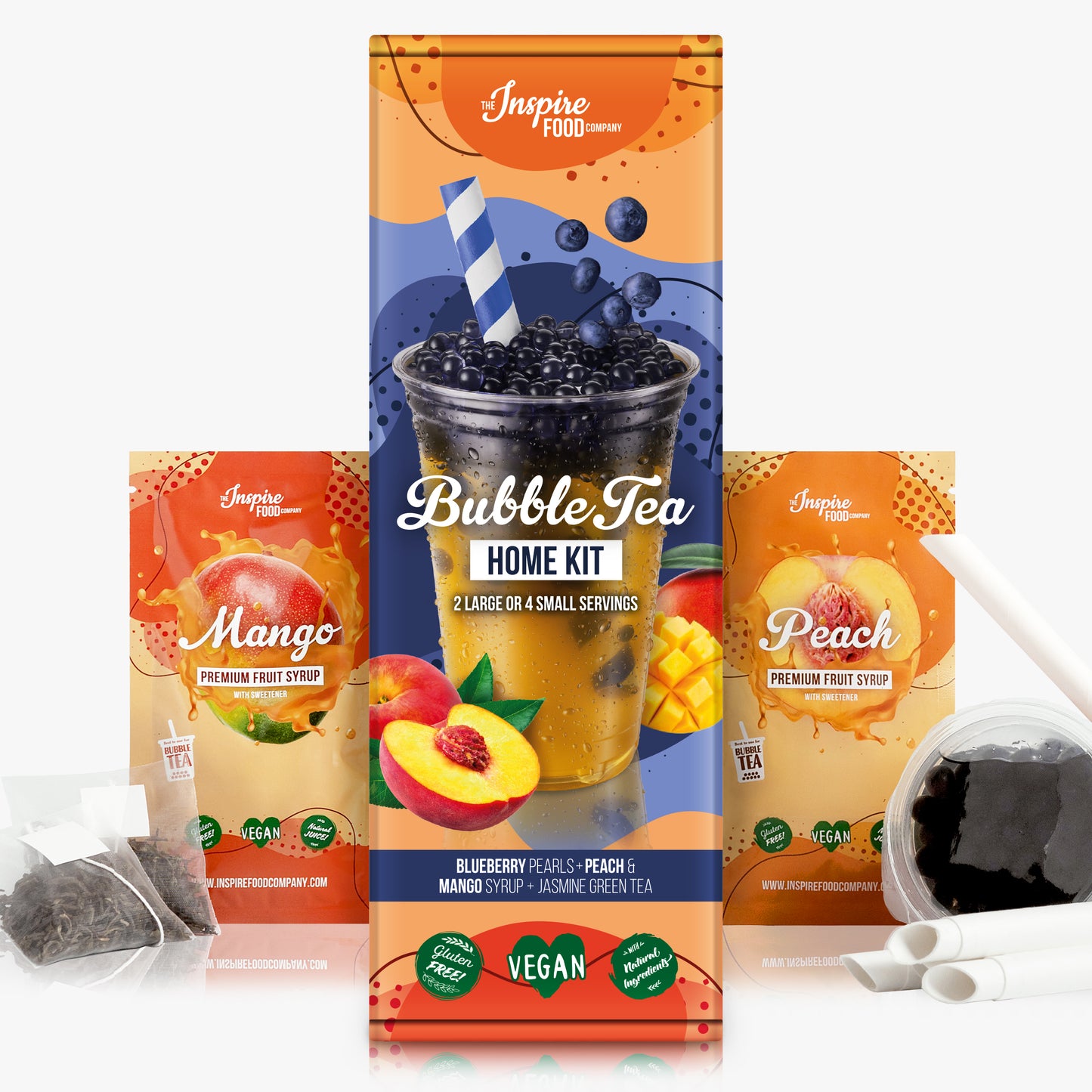 Inspire Set - Tropisches Bubble Tea Set