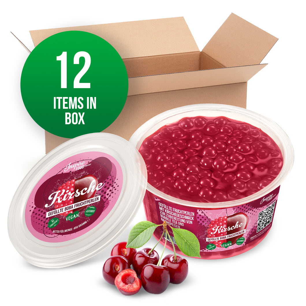 Cherry Popping Boba - Fruit Pearls - SHORT EXPIRY