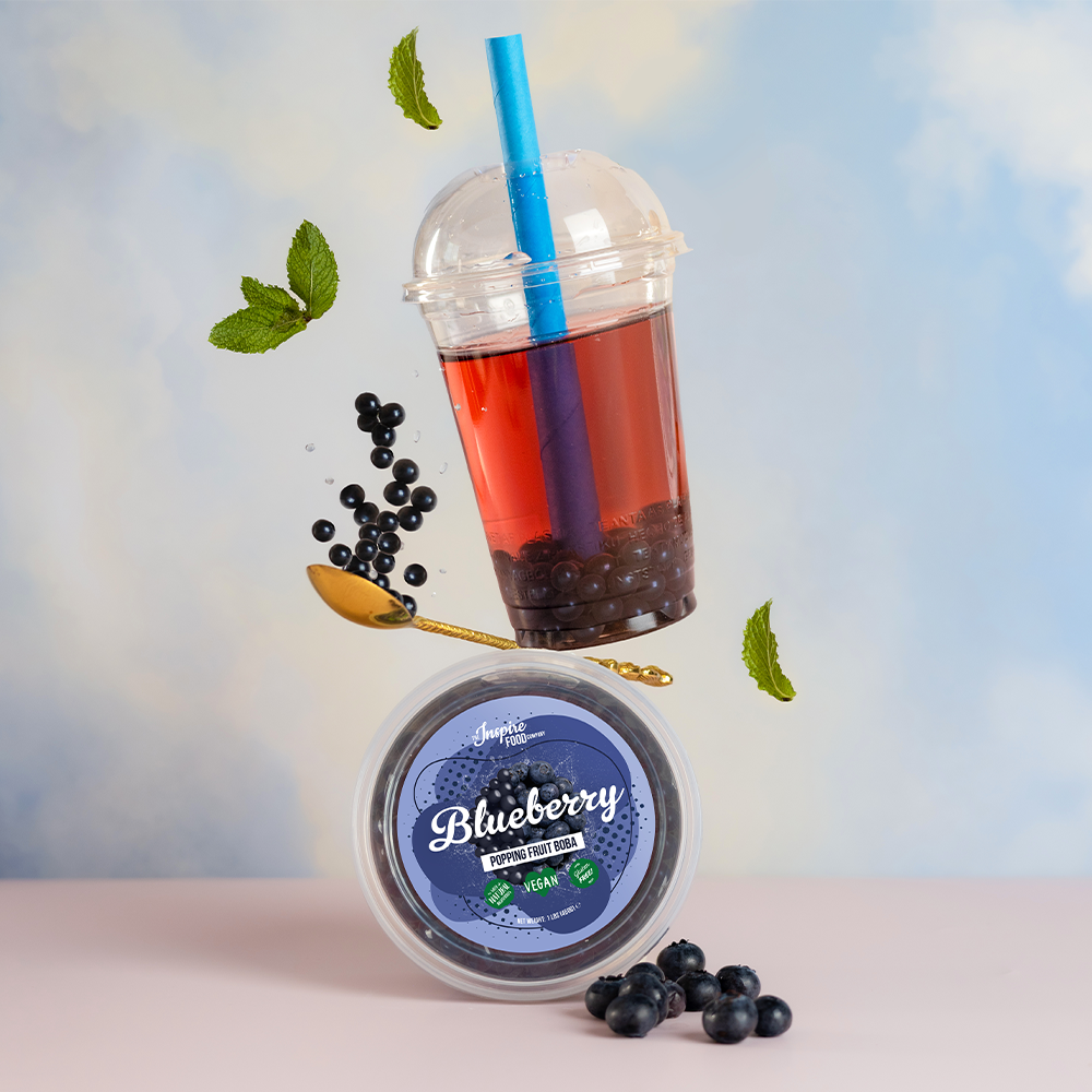 Blaubeer Popping Boba - Fruchtperlen