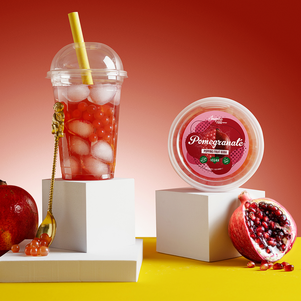 Granatapfel Popping Boba - Fruchtperlen