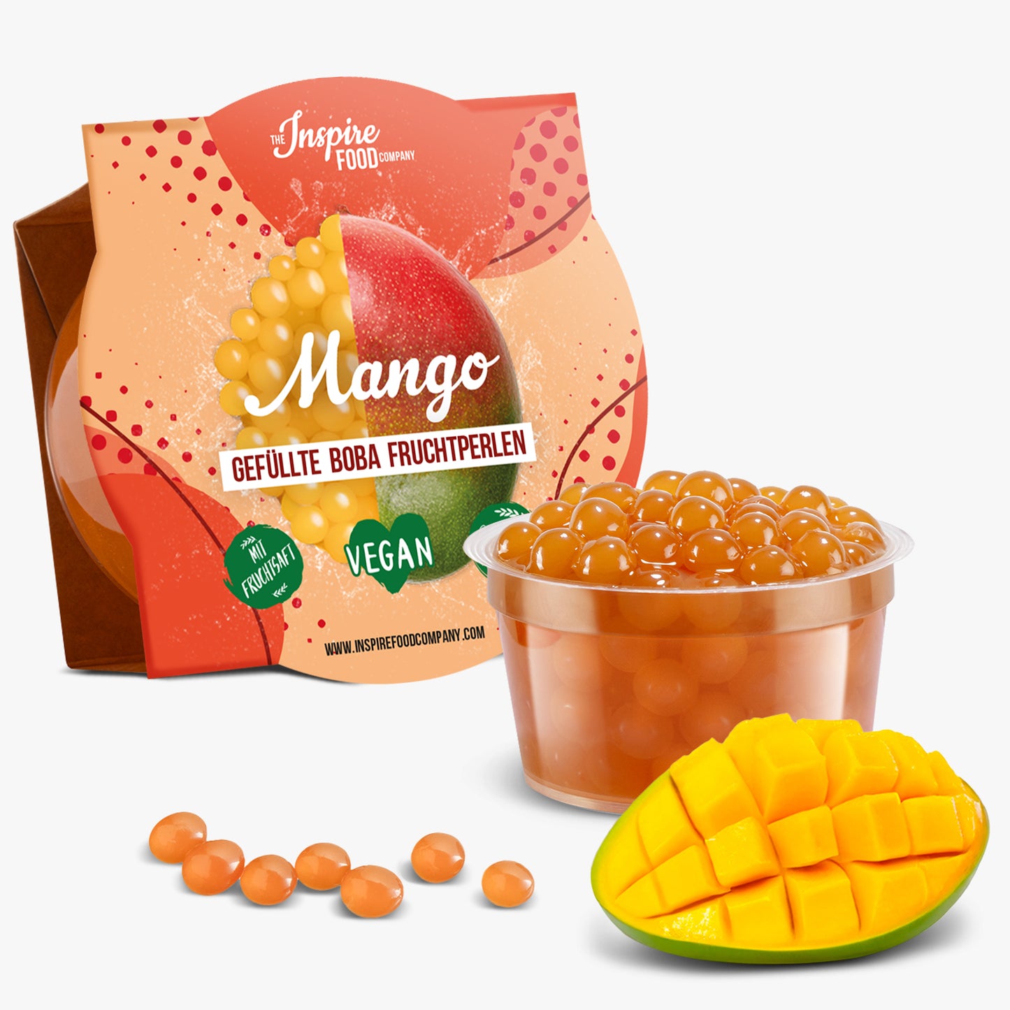 Mango Popping Boba - Fruchtperlen