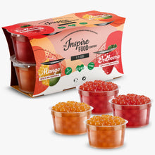 Load image into Gallery viewer, Fruit Pearls 4 Pack Mix - 100 g Cups
