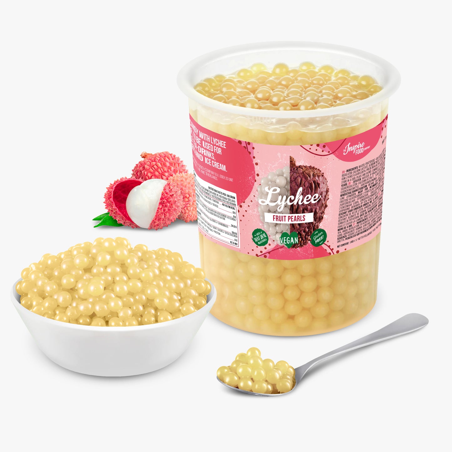 Lychee Popping Boba - Fruit Pearls