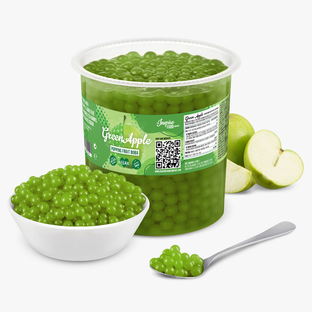 Green Apple Popping Boba - Fruit Pearls