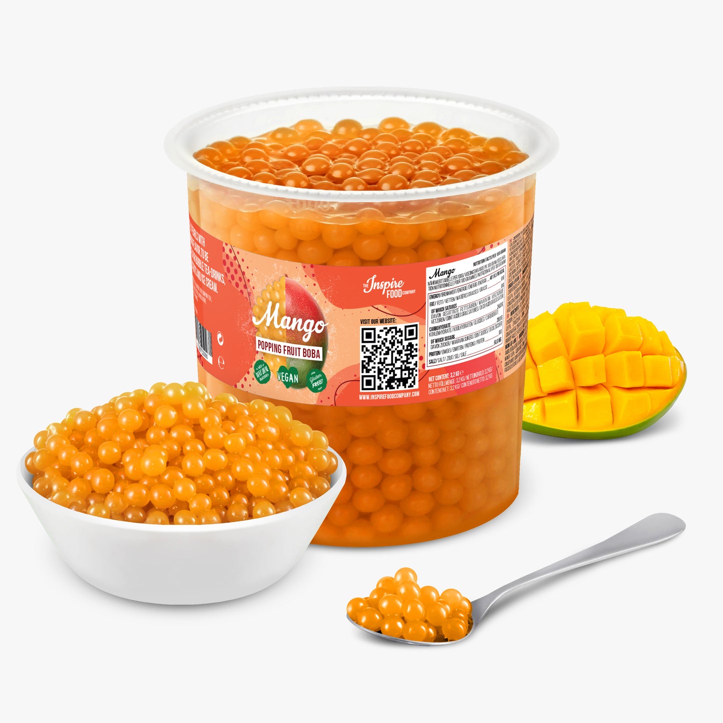 Mango Popping Boba - Fruchtperlen