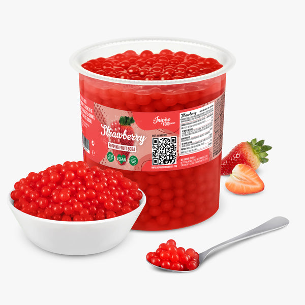 Strawberry Popping Boba - Perle di frutta