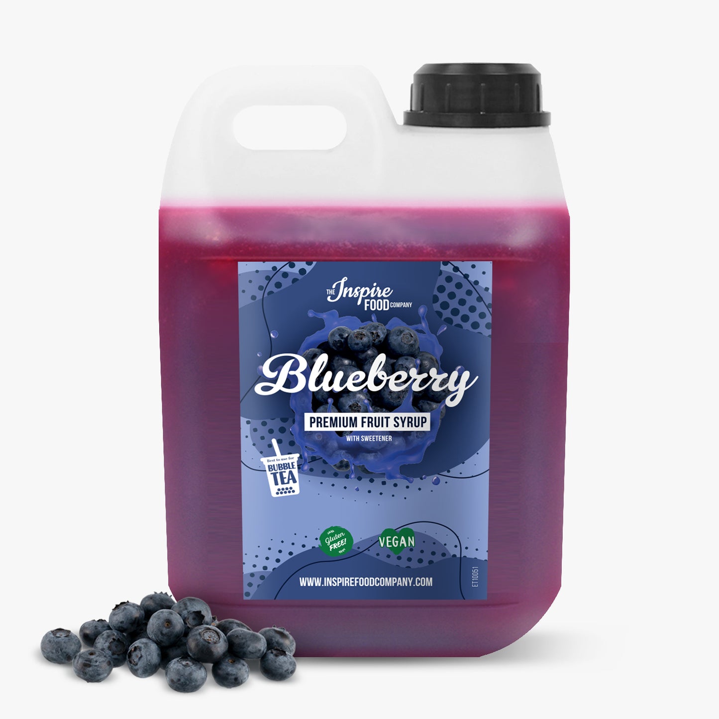 Sirop de Fruits Myrtille Premium (sans colorants)