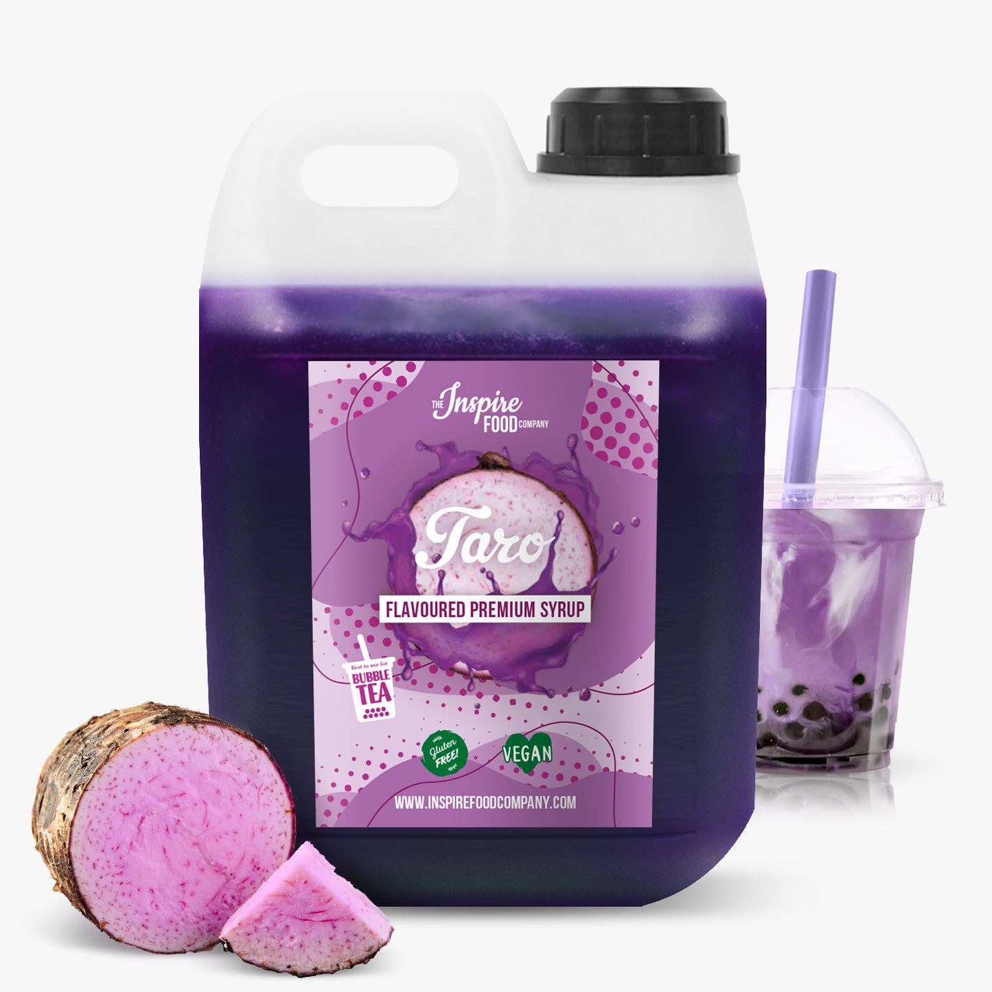 Sirope de Fruta Premium Sabor Taro