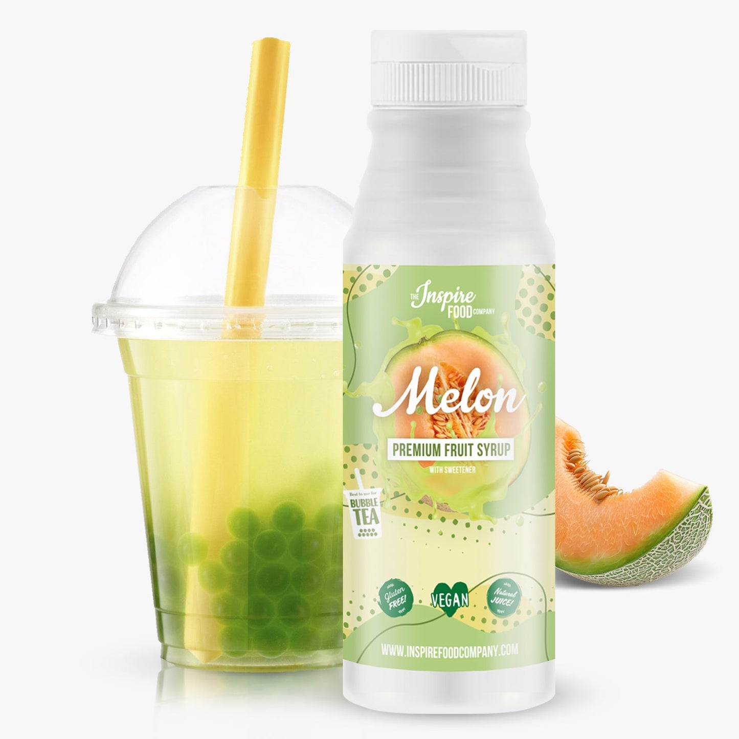 Honeydew Fruit Syrup - Natural Colouring - SHORT EXPIRY