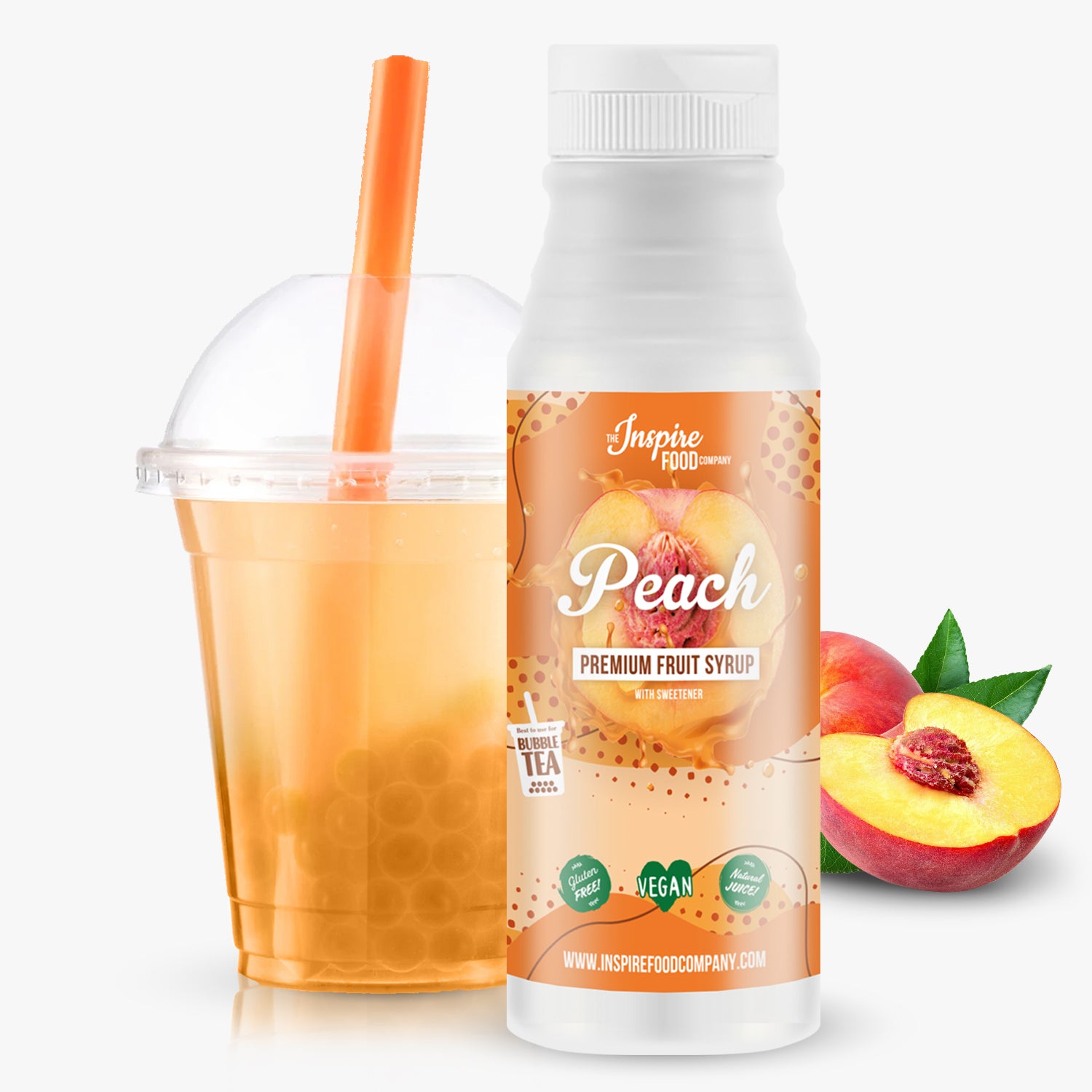 Sirope de Fruta de Melocotón
