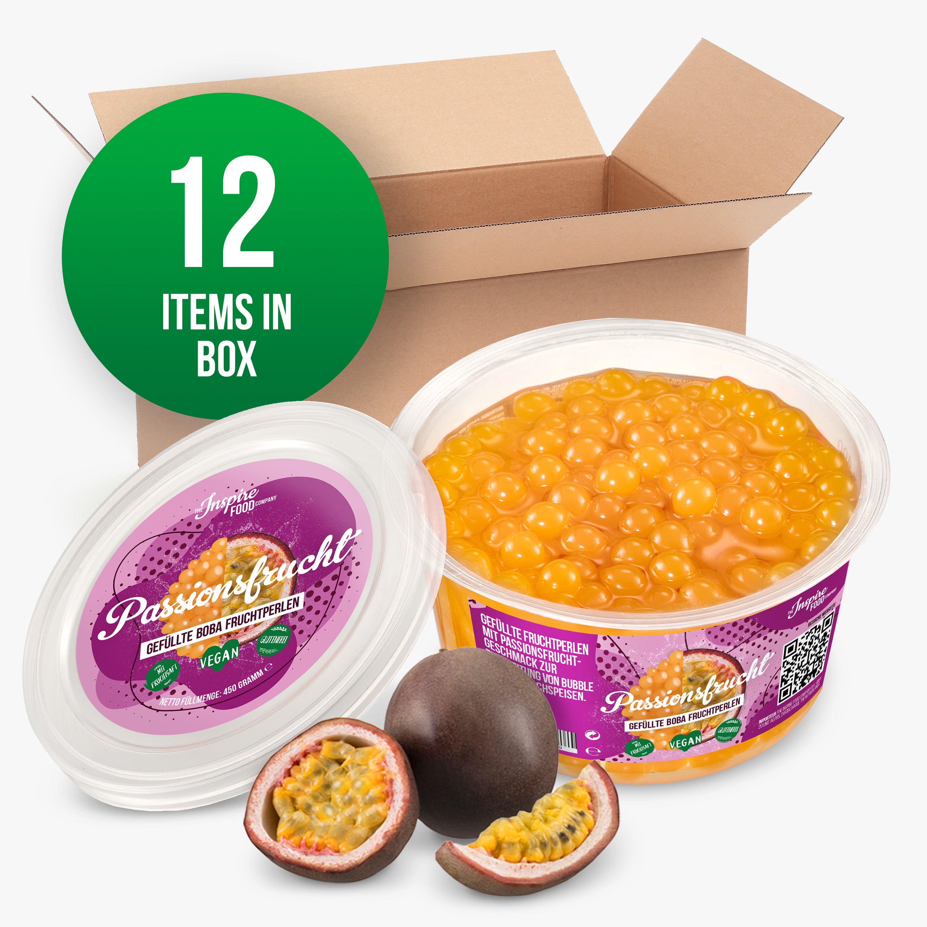 Passion Fruit Popping Boba - Fruit Pearls