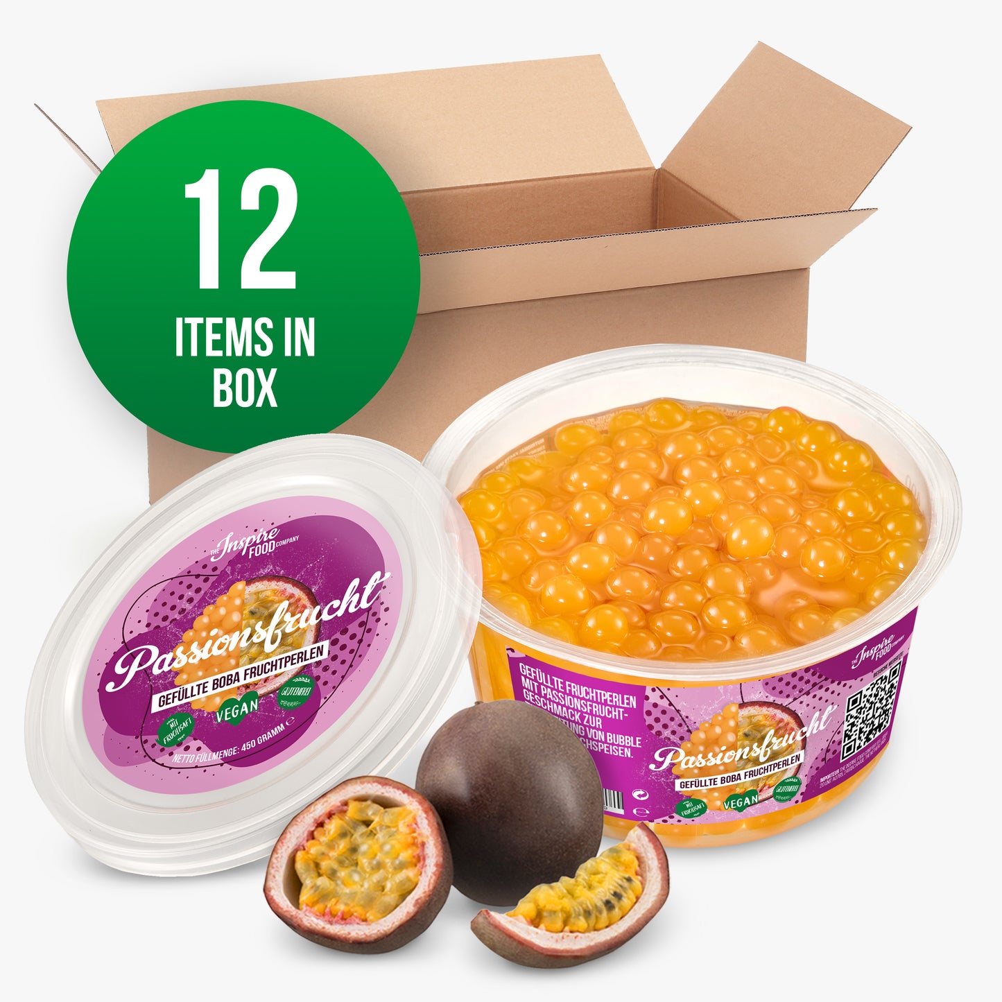 Passion Fruit Popping Boba - Fruit Pearls