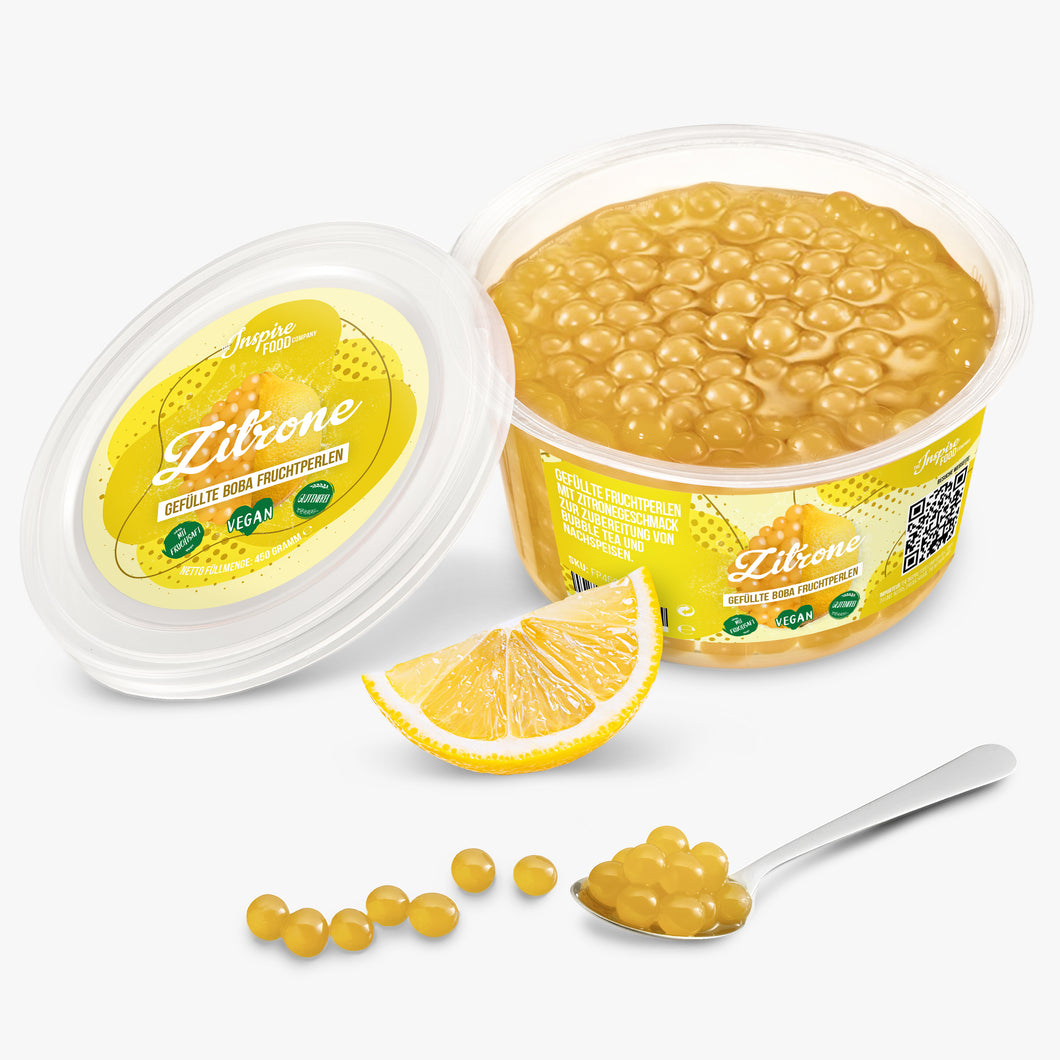 Zitrone Popping Boba - Fruchtperlen
