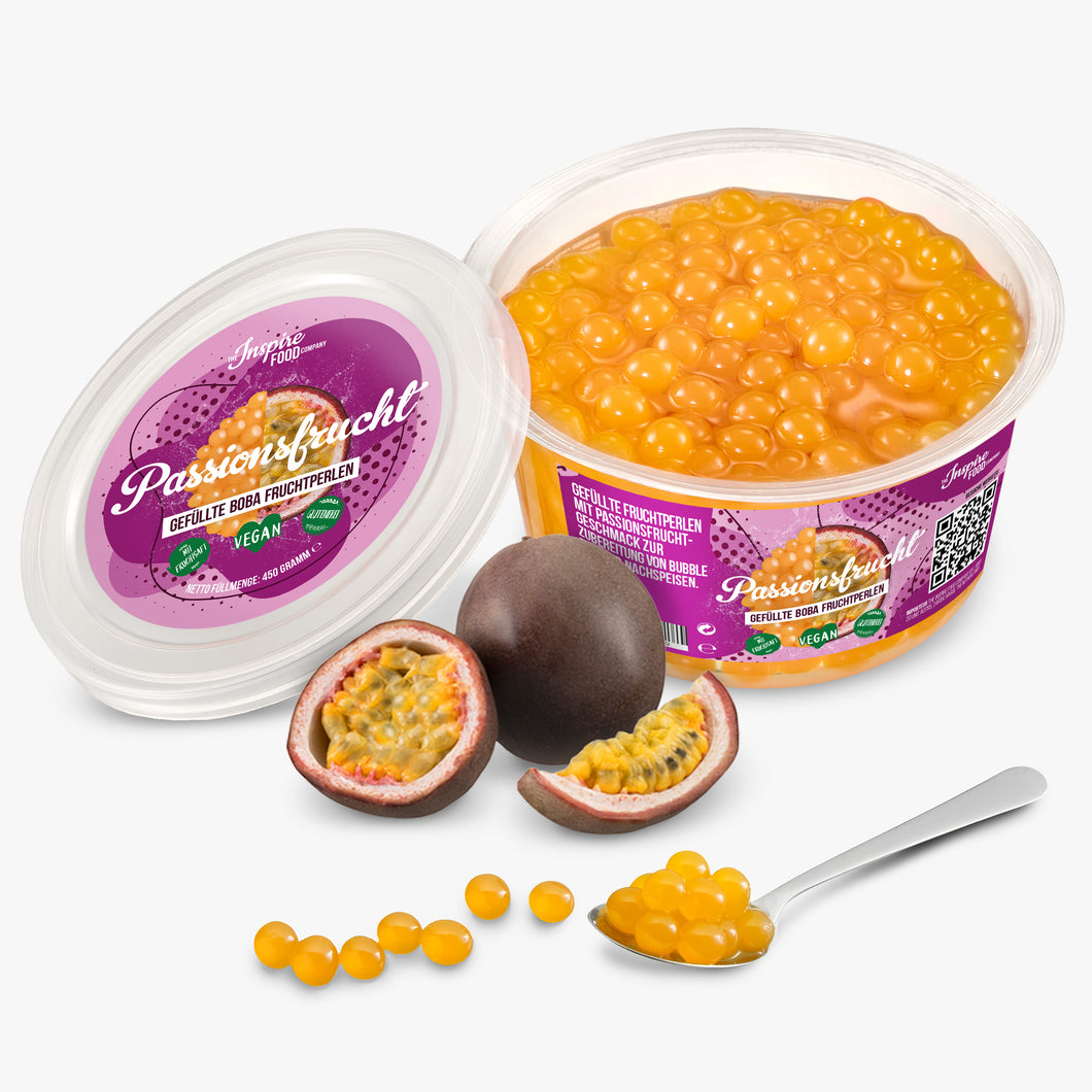 Boba de Fruta de la Pasión - Perlas de Fruta